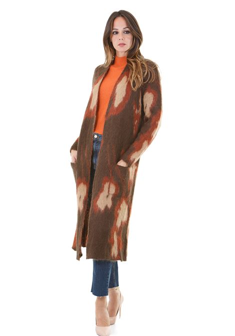 Cappotto fantasia collo sciallato MANILA GRACE | Cappotti | M166AJMA609